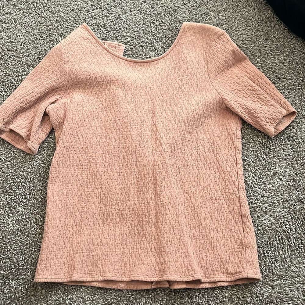Roolee blouse with buttons l down back